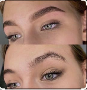 Eyebrow Tattoo result by Divine Brows Studio _ cejas en Hialeah in Hialeah, FL