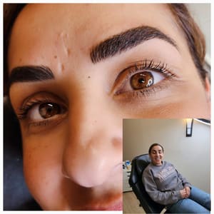 Eyebrow Tattoo result by Divine Diva Aesthetics in Mandeville, LA