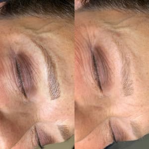 Eyebrow Tattoo result by Divine Strokes Microblading in Chesterfield, MI