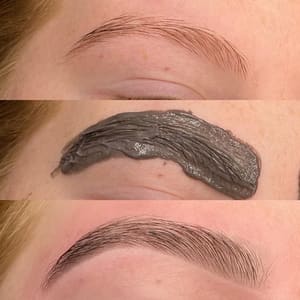 Eyebrow Tattoo result by Divine Threading & Lash Studio - Anthem in Henderson, NV