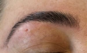 Eyebrow Tattoo result by DivineThreading in New Albany, OH