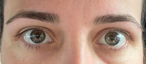 Eyebrow Tattoo result by Diya Brows and Beauty in Holly Springs, NC