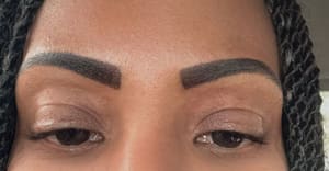 Eyebrow Tattoo result by Diya Brows and Beauty in Holly Springs, NC