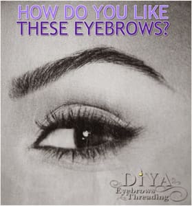 Eyebrow Tattoo result by Diya Eyebrow Threading in Las Vegas, NV