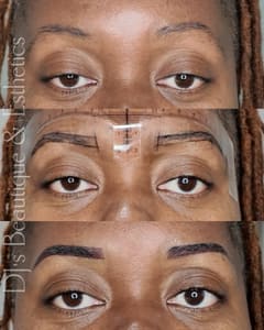 Eyebrow Tattoo result by DJ's Beautique & Esthetics in Leesburg, FL