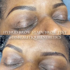 Eyebrow Tattoo result by DJ's Beautique & Esthetics in Leesburg, FL