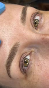 Eyebrow Tattoo result by DMV Beauty Clinic in Mclean, VA