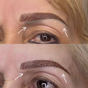 Eyebrow Tattoo result by Do U Beauty in Rancho Cucamonga, CA