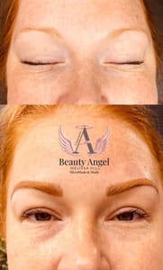 Eyebrow Tattoo result by Dollface & Co in Brownstown Township, MI