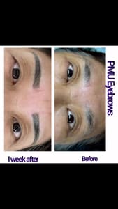 Eyebrow Tattoo result by DollFace Lash Winter Garden in Winter Garden, FL