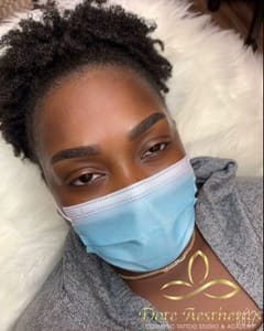 Eyebrow Tattoo result by Dote Aesthetics in Miramar, FL