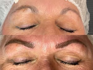 Eyebrow Tattoo result by Dove Beauty Lounge in Shelby, NC