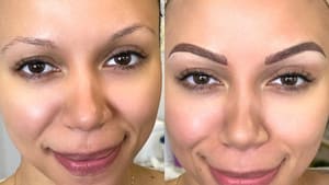 Eyebrow Tattoo result by Dovetail Restorative Tattoo & Esthetics in Tigard, OR