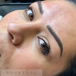 Eyebrow Tattoo result by Dovetail Restorative Tattoo & Esthetics in Tigard, OR