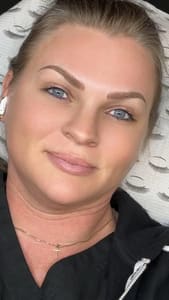Eyebrow Tattoo result by Dragonfly Lash & Ink in St Croix Falls, WI