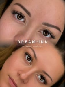 Eyebrow Tattoo result by Dream Ink LLC in Rockville, MD