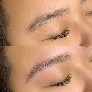 Eyebrow Tattoo result by Dreamluxe Esthetics in Stockton, CA