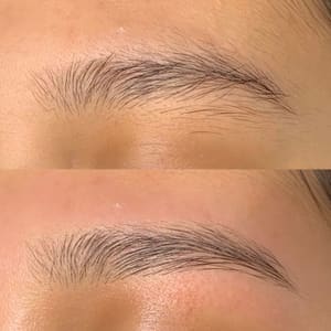 Eyebrow Tattoo result by Dreamluxe Esthetics in Stockton, CA