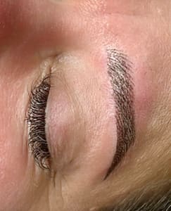 Eyebrow Tattoo result by Dreamy Brows and Lashes Microblading Ombre Brows Nano Brows Lip Blush Milwaukie Happy Valley in Happy Valley, OR