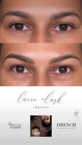 Eyebrow Tattoo result by Drench Day Spa and Lash Lounge in Ridgeland, MS
