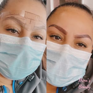 Eyebrow Tattoo result by Drina's Beauty in Rancho Cucamonga, CA