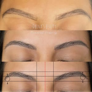 Eyebrow Tattoo result by Drina's Beauty in Rancho Cucamonga, CA