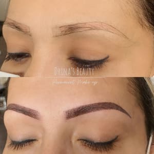 Eyebrow Tattoo result by Drina's Beauty in Rancho Cucamonga, CA