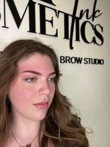 Eyebrow Tattoo result by DripInk Cosmetics in Islip, NY