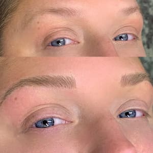 Eyebrow Tattoo result by Drop Dead Gorg Ink in Worcester, MA