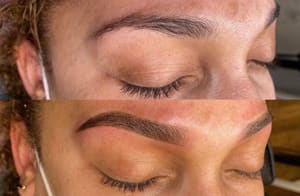 Eyebrow Tattoo result by Dsbrowsink Microblading Huntersville in Huntersville, NC