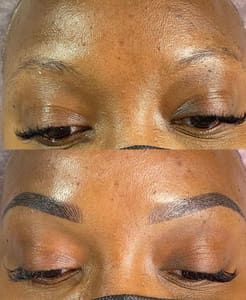 Eyebrow Tattoo result by Dsbrowsink Microblading Huntersville in Huntersville, NC