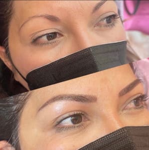 Eyebrow Tattoo result by Dsbrowsink Microblading Huntersville in Huntersville, NC