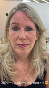 Eyebrow Tattoo result by Duaa’s microblading in Westerville, OH