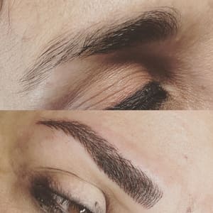 Eyebrow Tattoo result by Duaa’s microblading in Westerville, OH