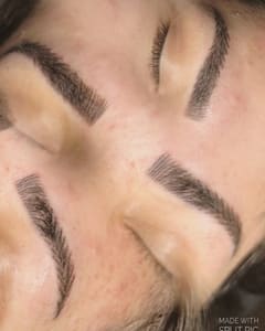 Eyebrow Tattoo result by Duaa’s microblading in Westerville, OH