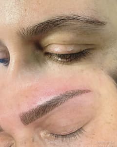 Eyebrow Tattoo result by Duaa’s microblading in Westerville, OH