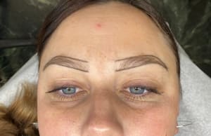 Eyebrow Tattoo result by DuMauriee Artistry in Murray, UT