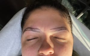 Eyebrow Tattoo result by DuMauriee Artistry in Murray, UT