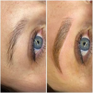 Eyebrow Tattoo result by DuMauriee Artistry in Murray, UT