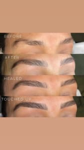 Eyebrow Tattoo result by Dvinelines in Naperville, IL