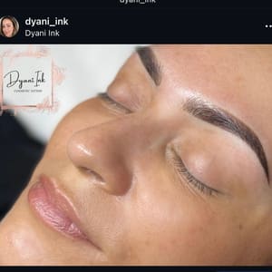 Eyebrow Tattoo result by Dyani Ink in Placentia, CA