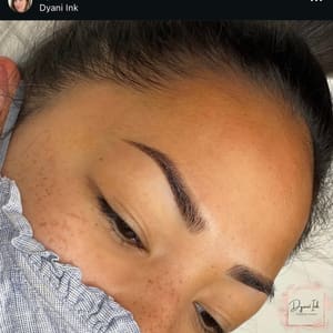 Eyebrow Tattoo result by Dyani Ink in Placentia, CA