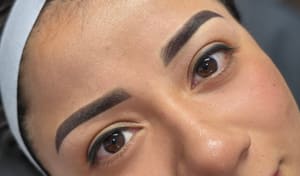 Eyebrow Tattoo result by Ebano’s PMU & massage therapy in Elizabeth, NJ