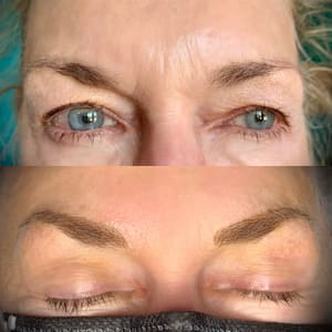 Eyebrow Tattoo result by Echo Harmony Tattoo in Bellingham, WA