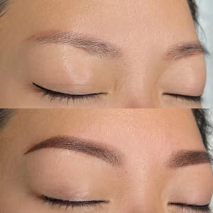 Eyebrow Tattoo result by Edge Brows Studio & Academy in San Francisco, CA