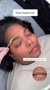 Eyebrow Tattoo result by Edith Permanent Makeup Studio & Academy in Philadelphia, PA