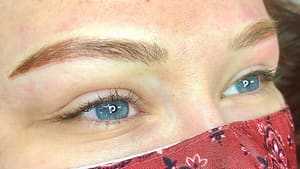 Eyebrow Tattoo result by Effortless Beauty Studio in Garden City, ID