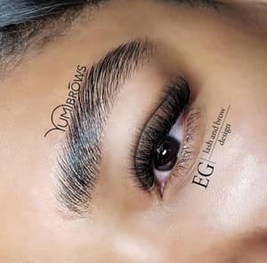 Eyebrow Tattoo result by EG Lash & Brow design in Birmingham, MI