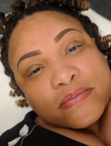 Eyebrow Tattoo result by EK Professionals Permanent Cosmetics & Tattoo Institute in Little Rock, AR