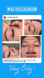 Eyebrow Tattoo result by El Y Ella Beauty in Phoenix, AZ